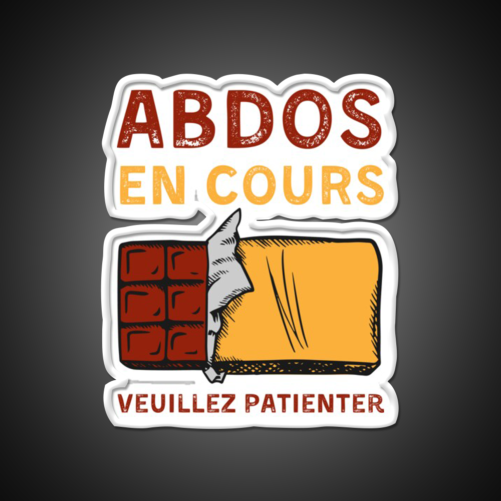 Abs In Progress Please Wait Man Cave Bar Led Neon Sign