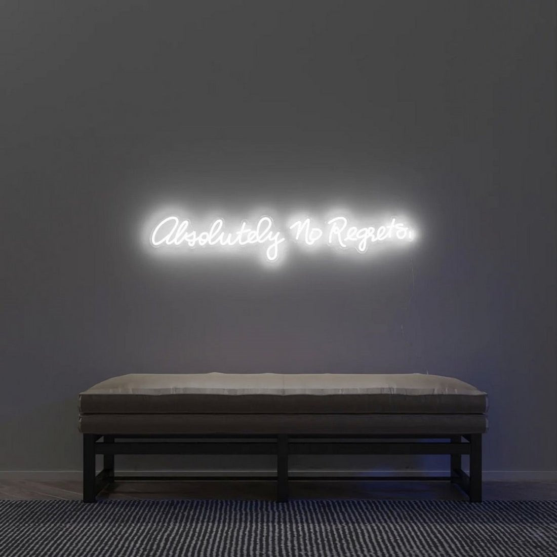 Absolutely No Regrets Led Sign Business Neon Sign - Shineneon