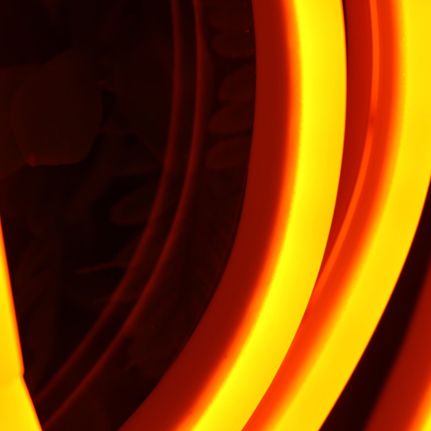 Abstact Pistil Orange Led Neon Sign - Shineneon