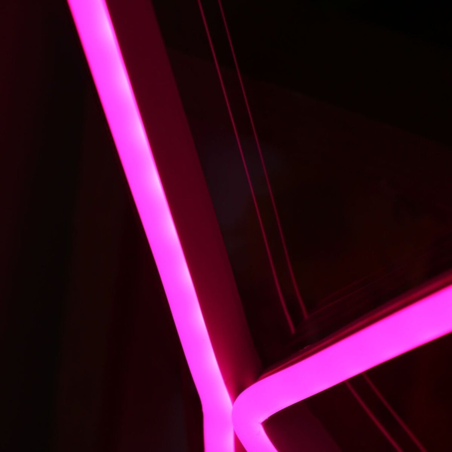 Abstract Cat Head Pink Led Neon Sign - Shineneon