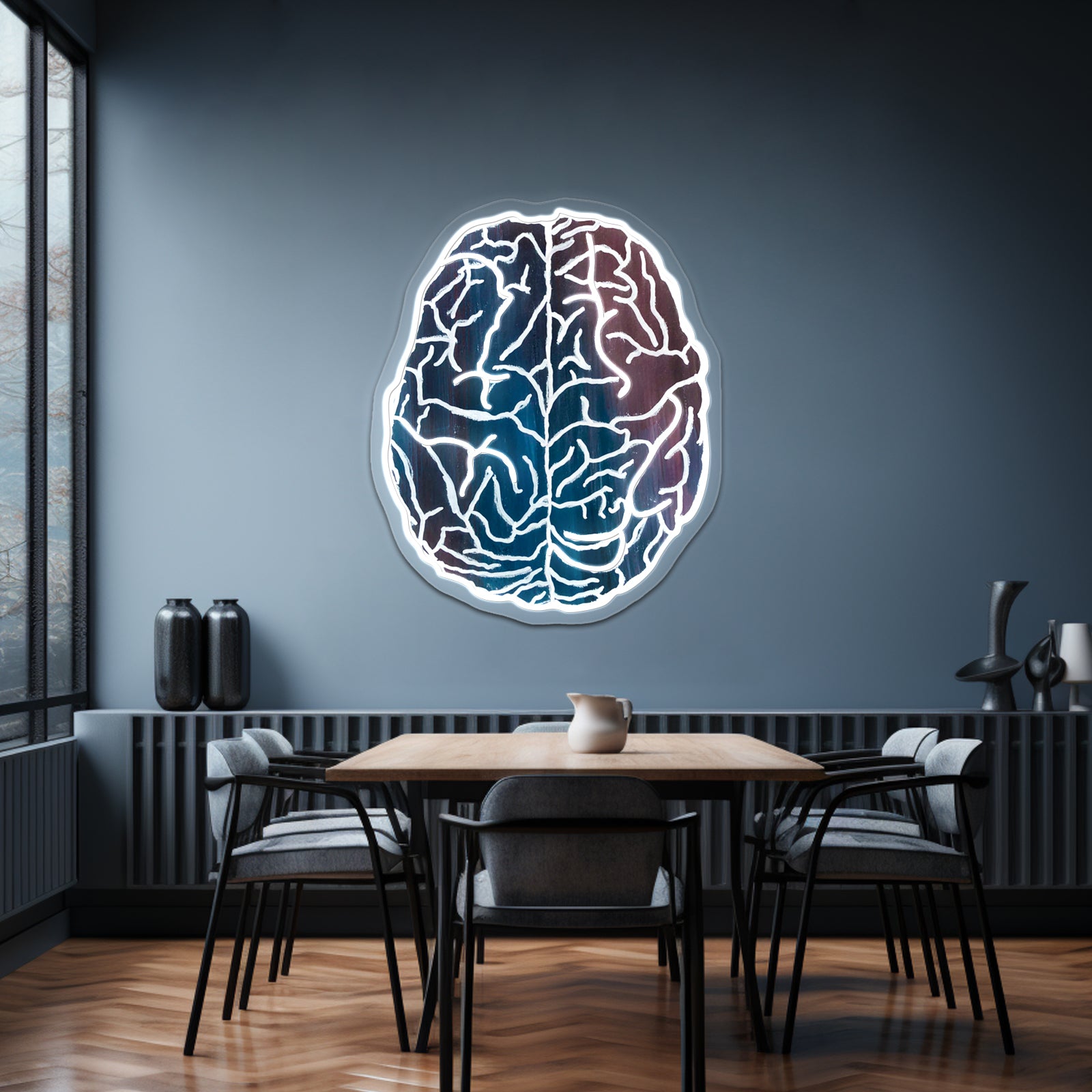 Abstract Gouache Brain Wall Artwork Neon Signs | Shineneon