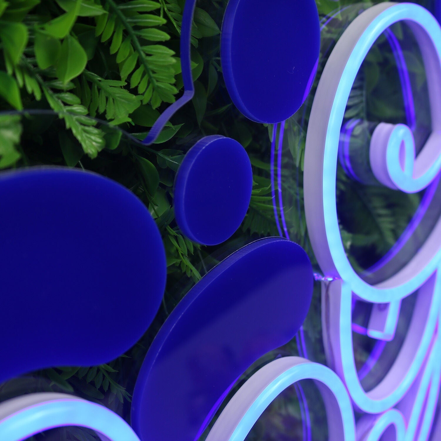 Abstract Neon Blue Led Neon Sign - Shineneon