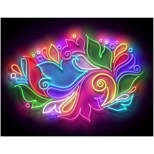 Abstract Ornament In Paisley Led Sign Business Neon Sign