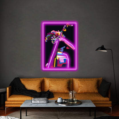 Abstract Popart Esperanza Spalding Wall Artwork Neon Signs