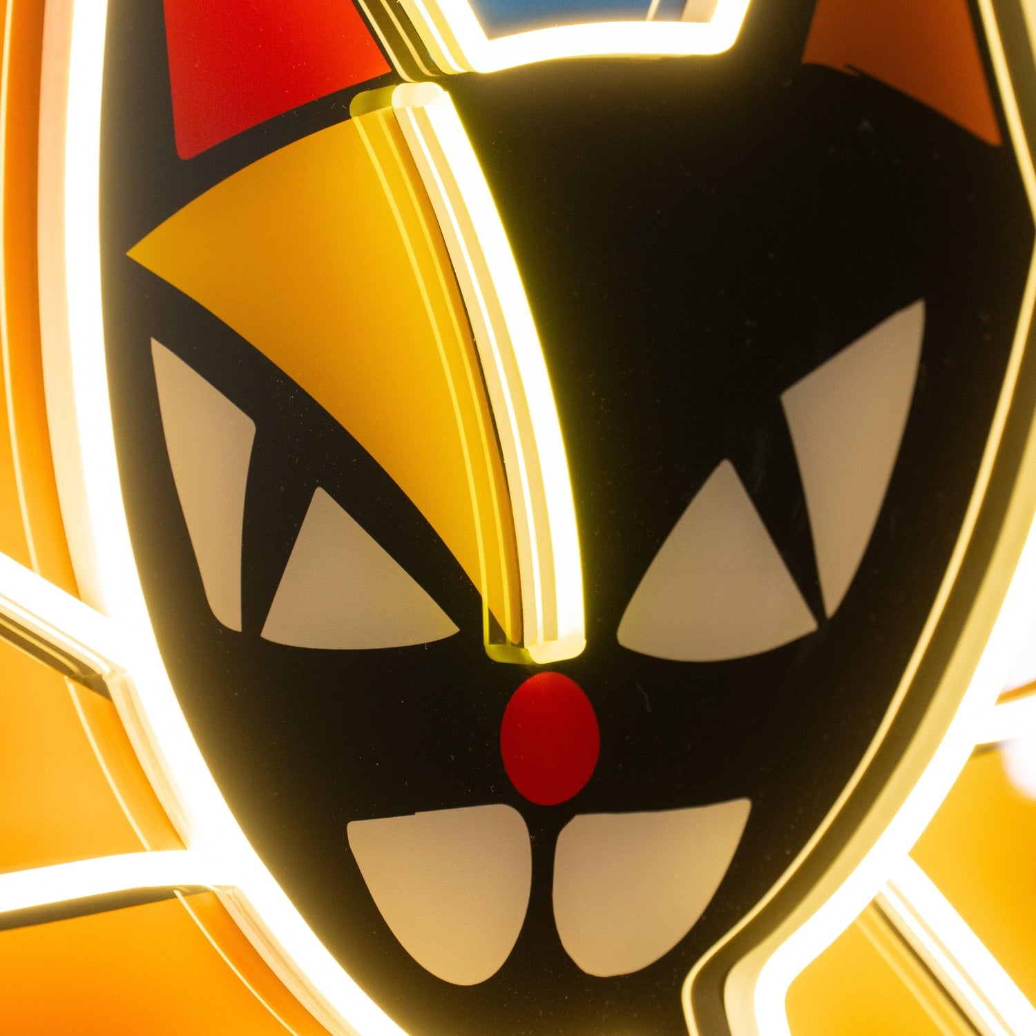 Abstract Skull Geometry Multicolor Uv Printed Led Neon Sign For Indoor Decor | Shineneon