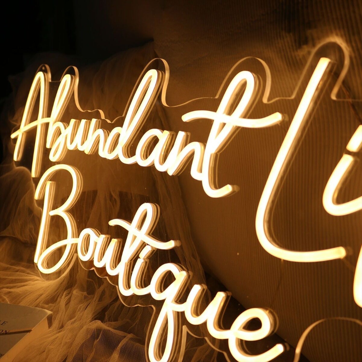 Abundant Like Boutique Yellow Led Neon Sign - Shineneon