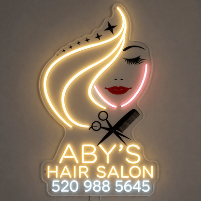 ABY’S Hair Salon Custom LED Neon Sign - Shineneon