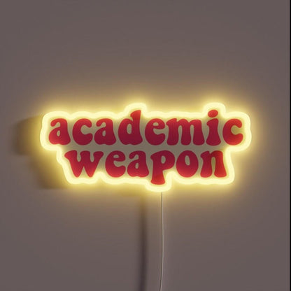 Academic Weapon Rgb Led Neon Sign - Shineneon