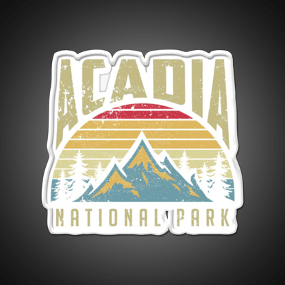 Acadia National Park Cafe Led Neon Sign Espresso Bar Art Rgb Color - Shineneon
