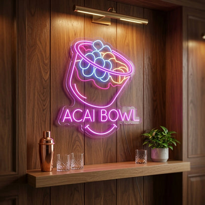 Acai Bowl Wall Decor LED Neon Sign - 02 High-Converting Product Image