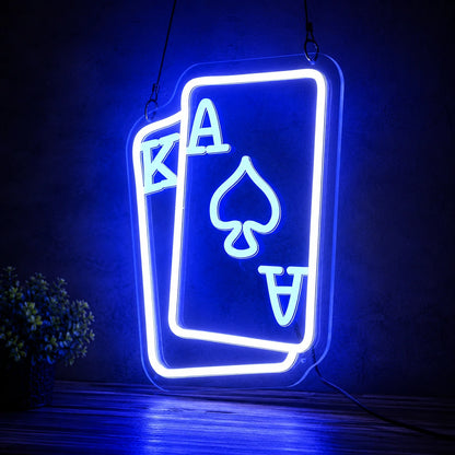 Ace Card Pair Neon Sign LED Neon Sign high-converting product image