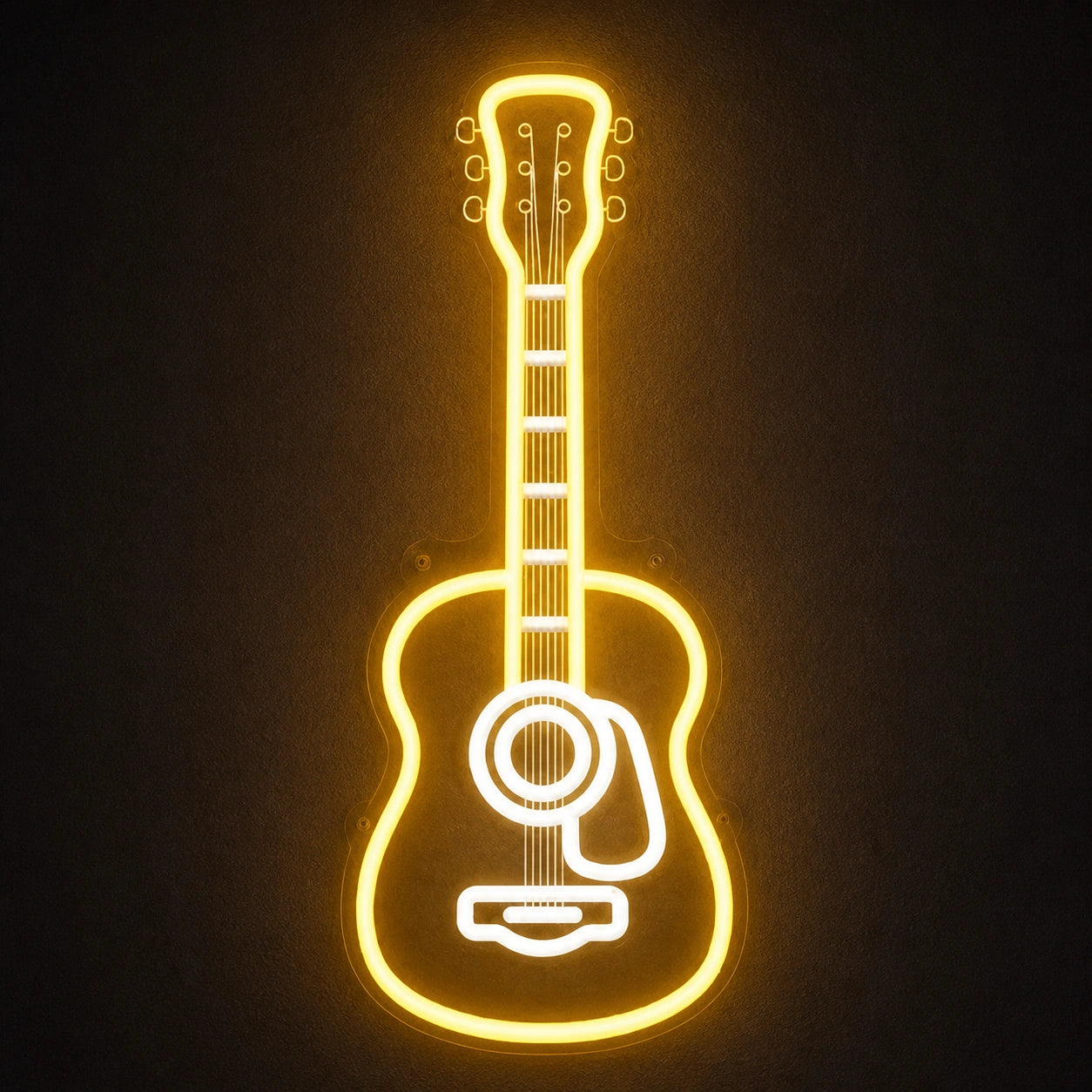 Acoustic Guitar Garage Neon Sign Vintage LED Neon Sign main product image