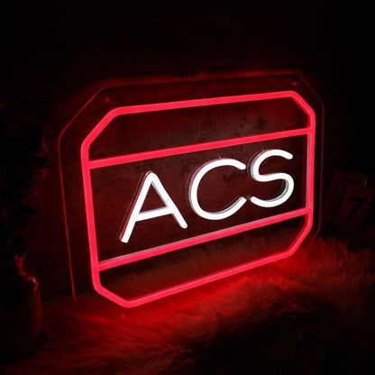 Acs Logo Led Neon Sign - Shineneon