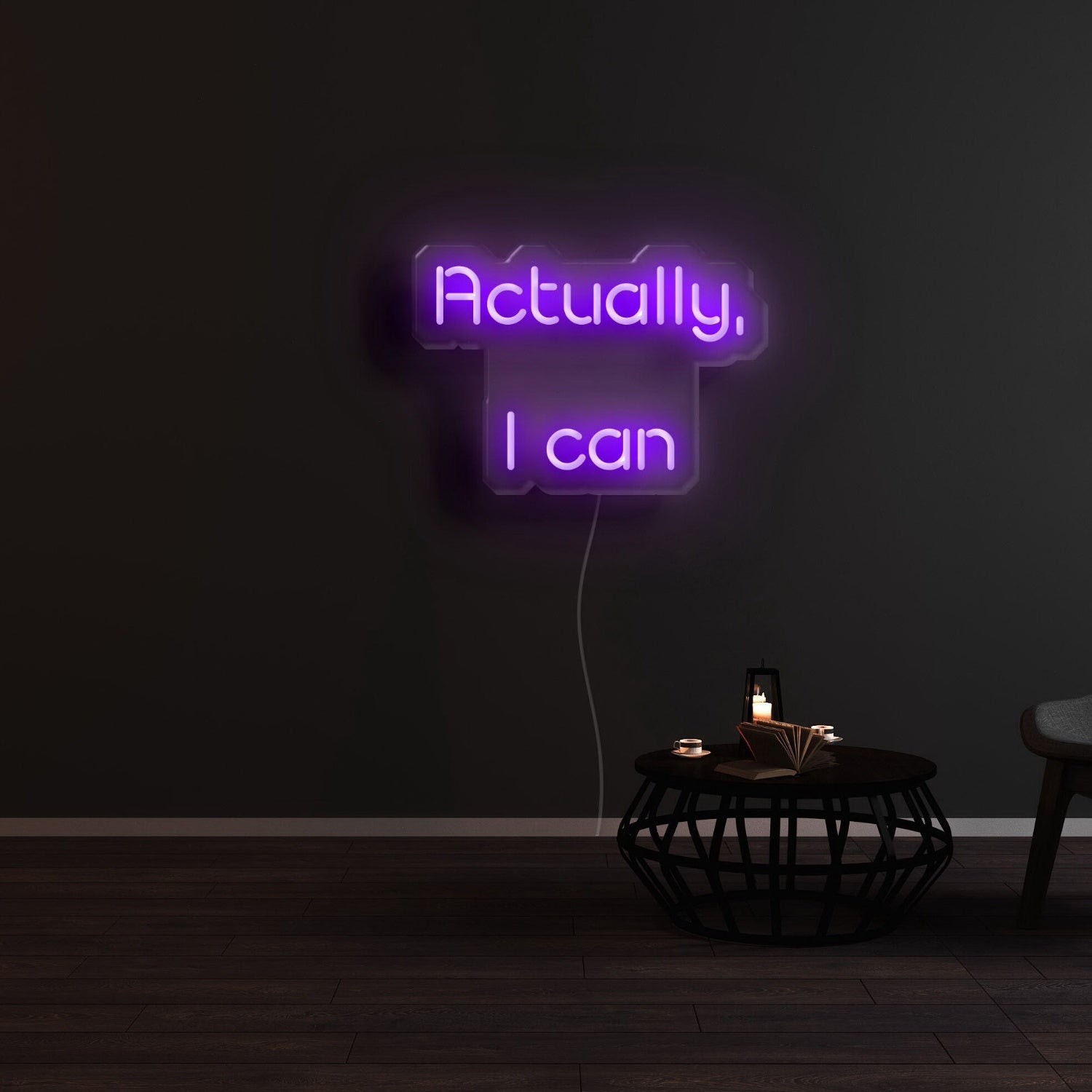 Actually I Can Led Neon Sign - Shineneon