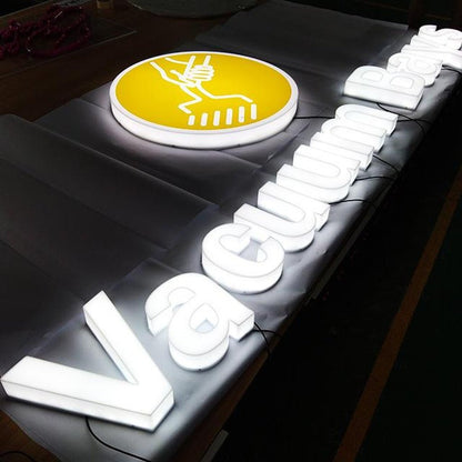 Acuum Bar 3D Front And Back Lit Letters Acrylic Led Sign - Shineneon