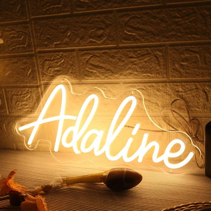 Adaline Yellow Led Neon Sign - Shineneon