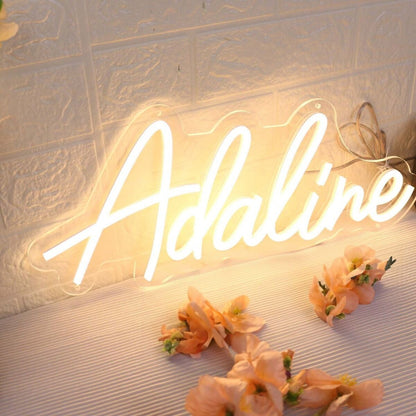 Adaline Yellow Led Neon Sign - Shineneon