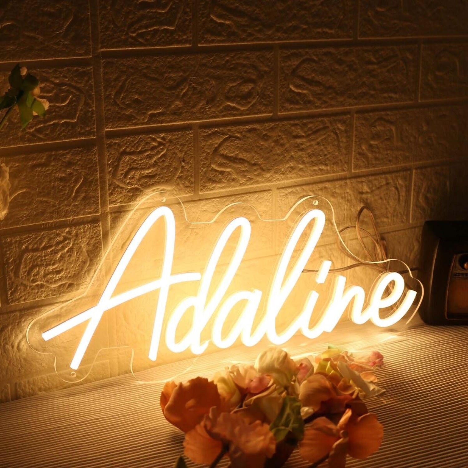 Adaline Yellow Led Neon Sign - Shineneon