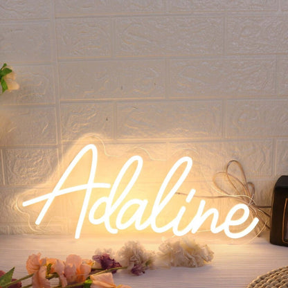Adaline Yellow Led Neon Sign - Shineneon