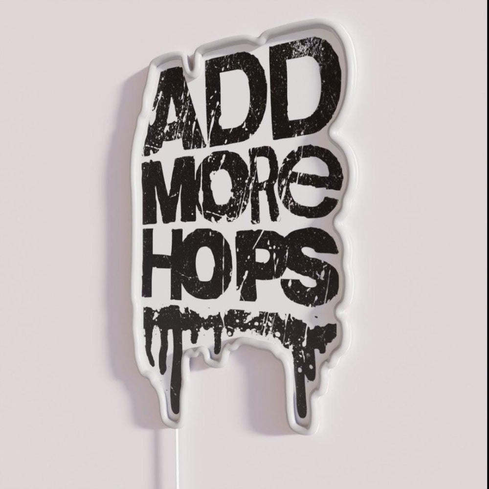 Add More Hops Art Rgb Led Neon Sign - Shineneon