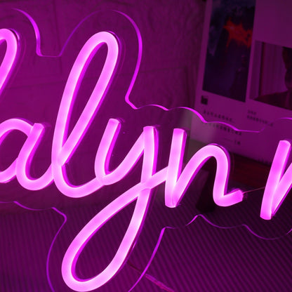 Addalyn Marie Pink Led Neon Sign - Shineneon