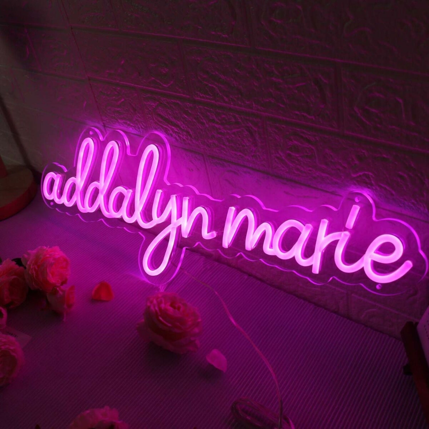 Addalyn Marie Pink Led Neon Sign - Shineneon