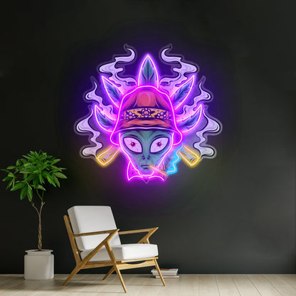 Addict Alien Led Neon Sign Light Custom Led Signs - Shineneon