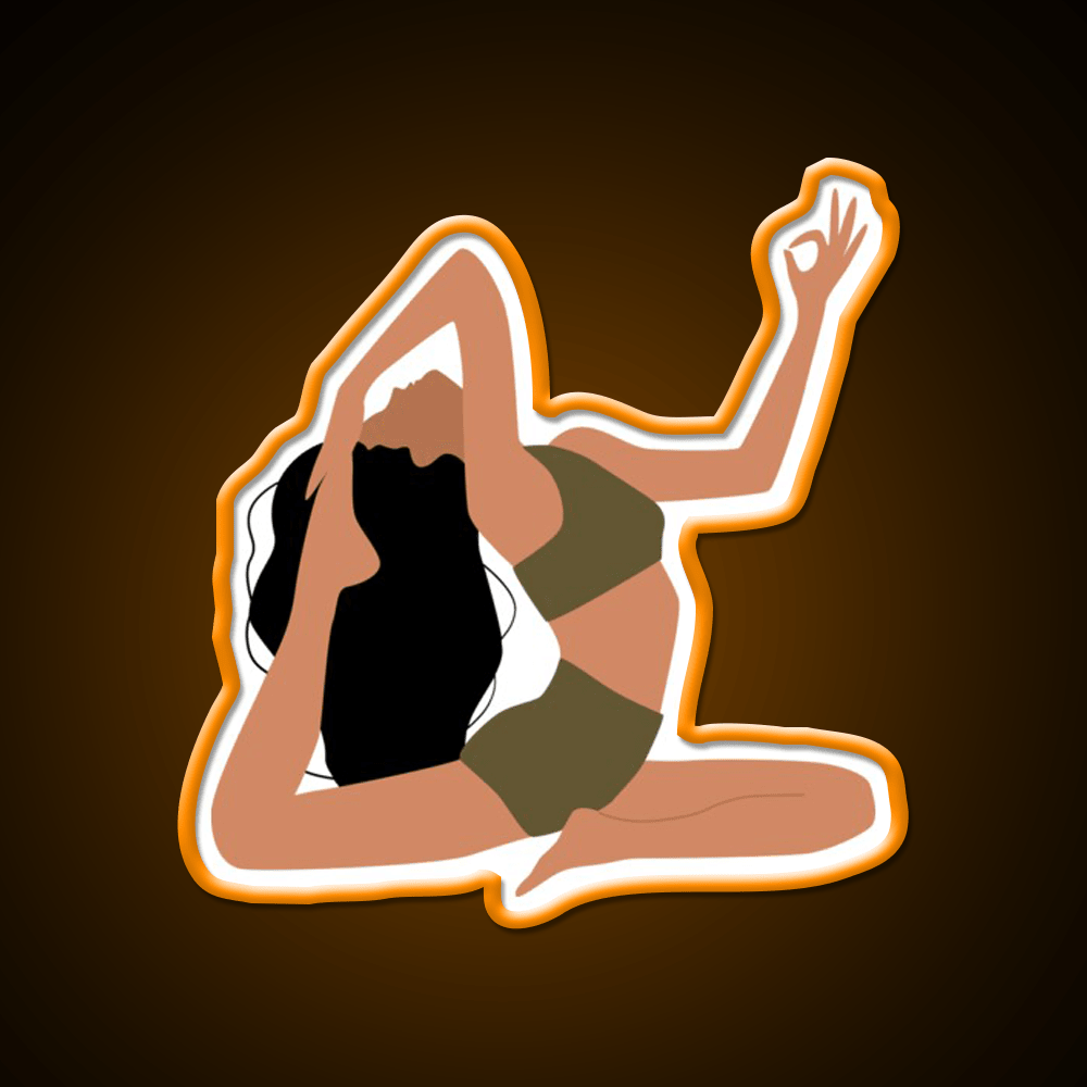 Addicted To Yoga Led Neon Sign For Wellness Space Rgb Color - Shineneon