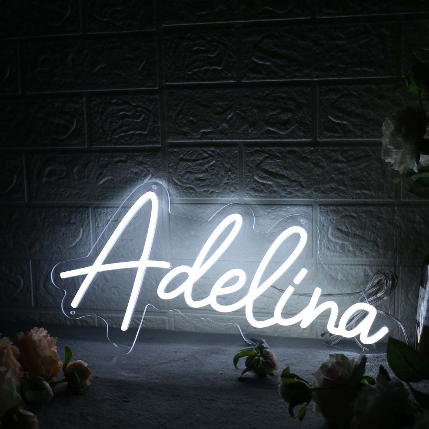 Adelina White Led Neon Sign - Shineneon