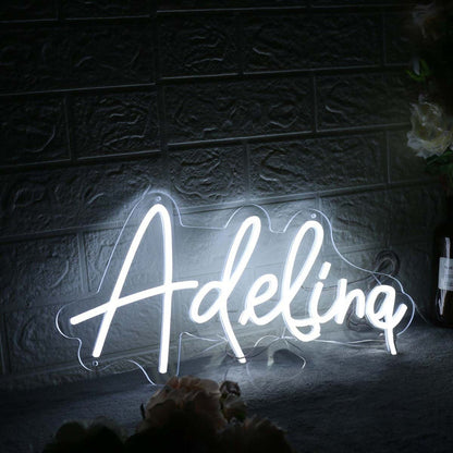 Adelina White Led Neon Sign - Shineneon