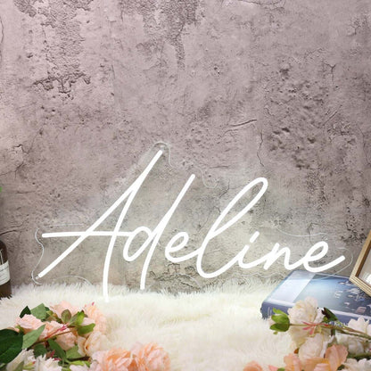 Adeline White Led Neon Sign - Shineneon