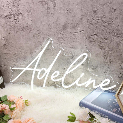 Adeline White Led Neon Sign - Shineneon