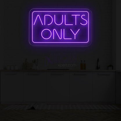 Adults Only Led Neon Sign | Shineneon