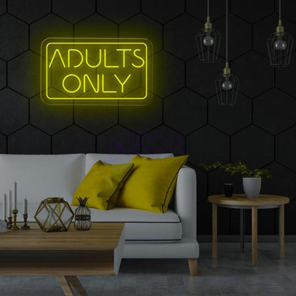 Adults Only Led Neon Sign | Shineneon
