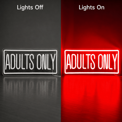 Adults Only LED Neon Sign Wall Neon Sign - Shineneon