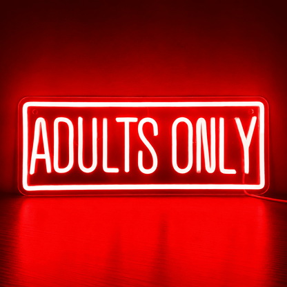 Adults Only LED Neon Sign Wall Neon Sign - Shineneon