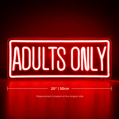 Adults Only LED Neon Sign Wall Neon Sign - Shineneon