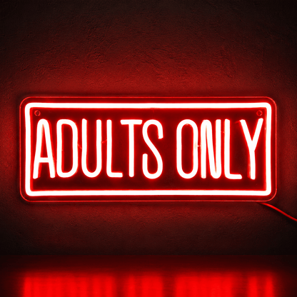 Adults Only LED Neon Sign Wall Neon Sign - Shineneon