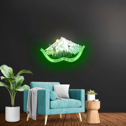Adventure Fills The Soul Hiking Neon Signs For Outdoor Neon Signs Artwork - Shineneon