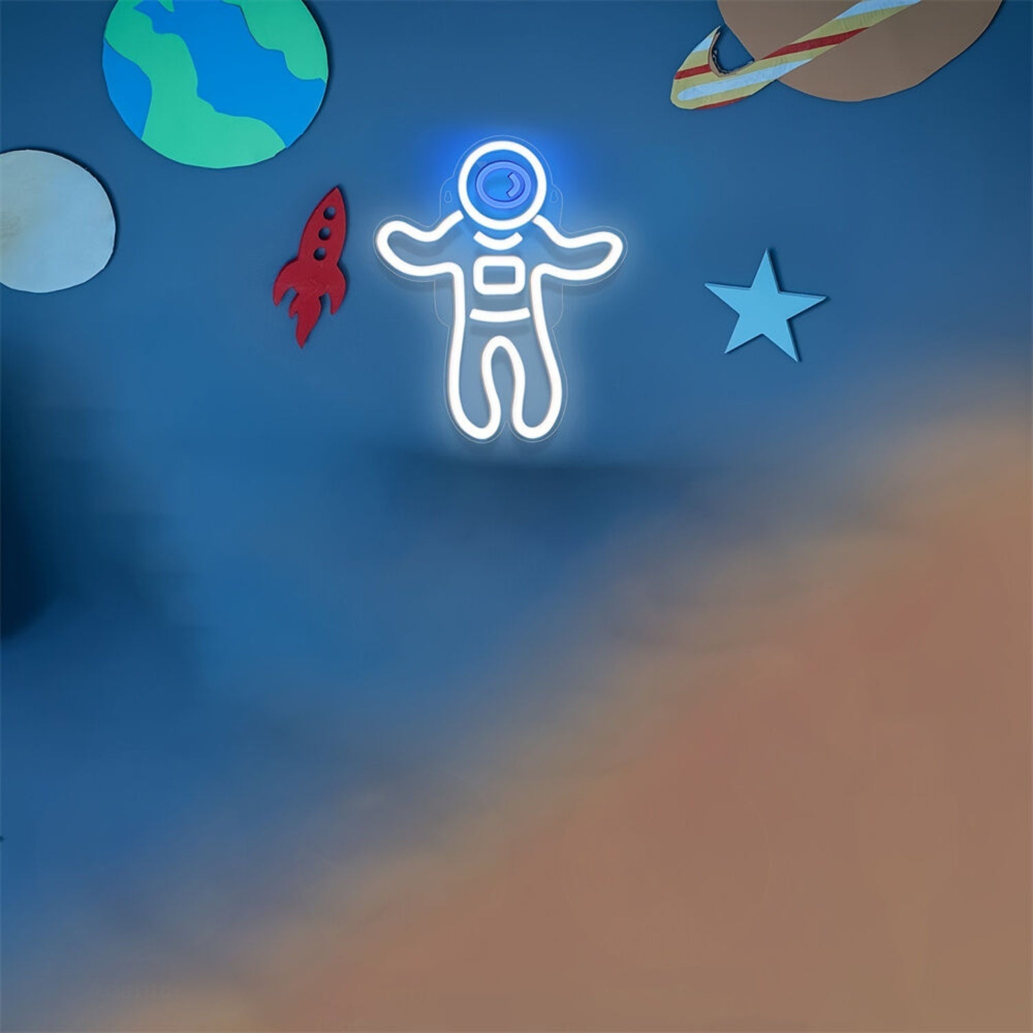 Adventures Astronaut For Man Cave Led Neon Sign Home Decor - Shineneon