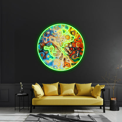 Adversarial Wall Artwork Neon Signs