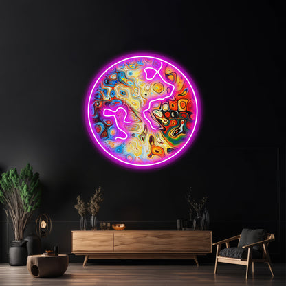 Adversarial Wall Artwork Neon Signs