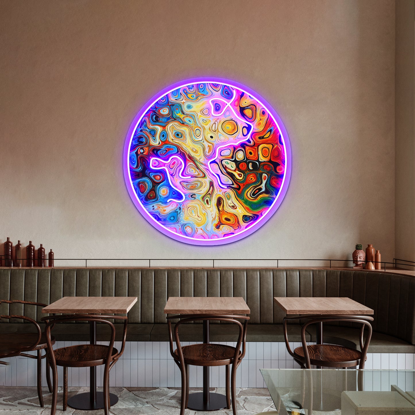 Adversarial Wall Artwork Neon Signs