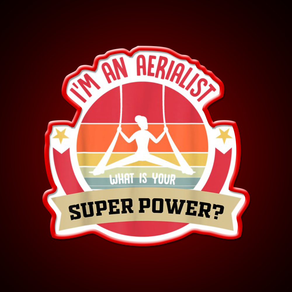 Aerial Dancer Or Aerial Yoga Or Im An Aerialist What Yoga Led Neon Sign Rgb Color