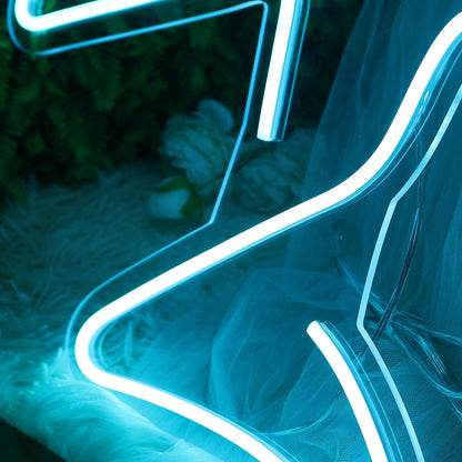 Aesthetic Blue Led Neon Sign - Shineneon