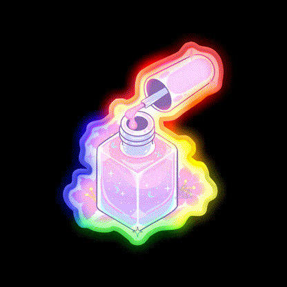 Aesthetic Cosmic Nail Polish Nail Salon Led Neon Sign Rgb Color - LED neon sign close-up detail