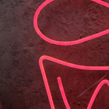 Aesthetic Cup Cake Red Neon Sign | Shineneon