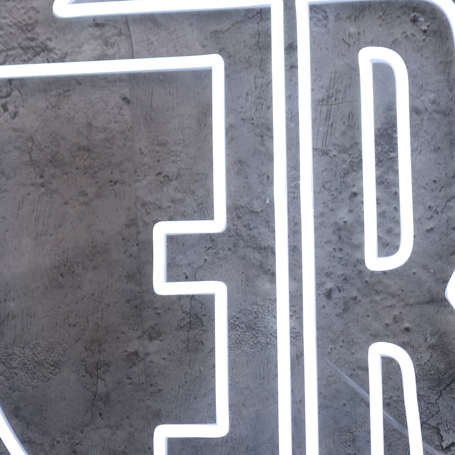 Aesthetic Er White Neon Sign | Shineneon