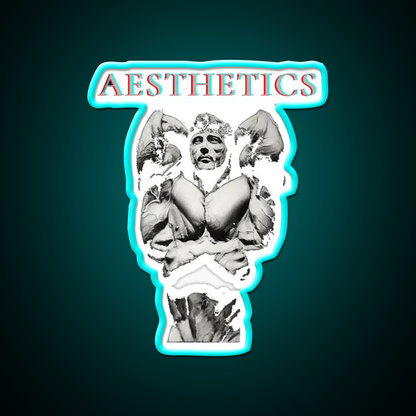 Aesthetics Frank Zane Gym Motivation Gym Fitness Led Neon Sign Rgb Color