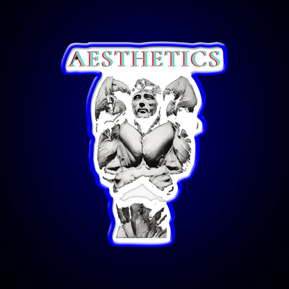 Aesthetics Frank Zane Gym Motivation Gym Fitness Led Neon Sign Rgb Color